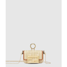 펜디 나노 바게트 참 숄더백 7AS045