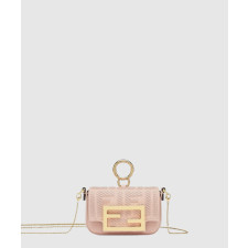 펜디 나노 바게트 참 숄더백 7AS045