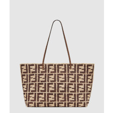 펜디 FF 라피아 크로셰 라지 롤 8BH425