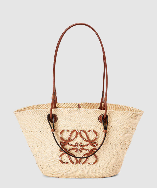 로에베 아나그램 바스켓 백 인 이라카 팜 앤 카프스킨