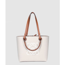 로에베 스몰 아나그램 토트백 인 캔버스