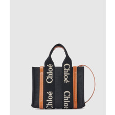 끌로에 린넨 스몰 우디 토트백 L17915