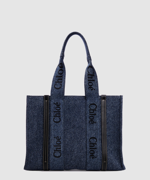 끌로에 우디 미디움 데님 토트백 K3545D