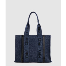 끌로에 우디 미디움 데님 토트백 K3545D