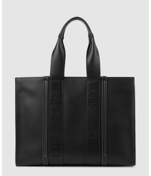 끌로에 스무스 레더 우디 라지 토트백 WS382