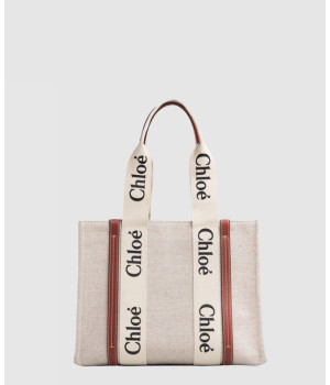 끌로에 우디 미디움 토트백 US383