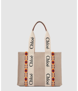 끌로에 우디 미디움 토트백 CHC22