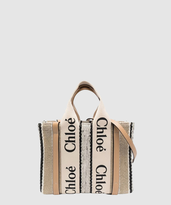 끌로에 우디 스몰 토트백 CHC22