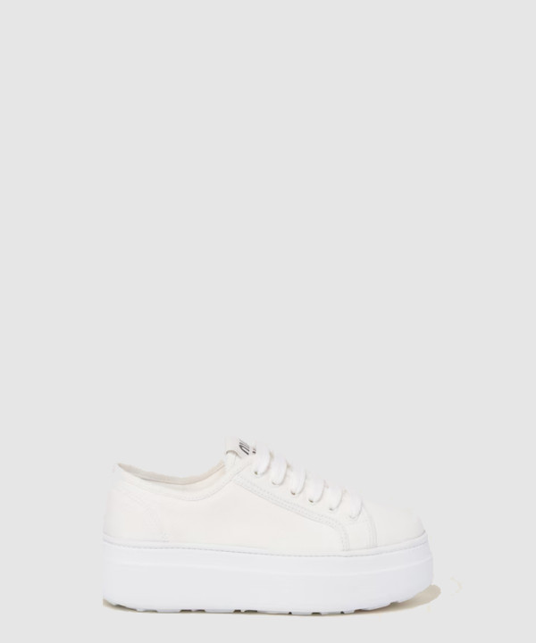 미우미우 데님 캔버스 스니커즈 5E151E