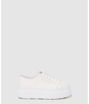 미우미우 데님 캔버스 스니커즈 5E151E