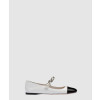 미우미우 페이던트 레더 발레리나 플랫슈즈 5F653D