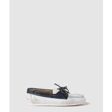 미우미우 블리치드 레더 로퍼 5D123E