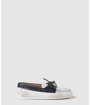 미우미우 블리치드 레더 로퍼 5D123E