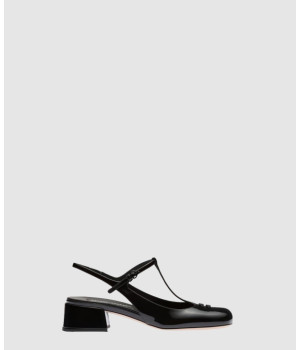 미우미우 T스트랩 슬링백 펌프스 51923D