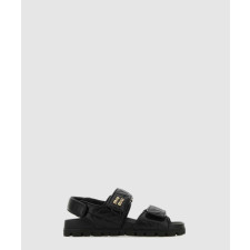 미우미우 마테라쎄 나파 레더 샌들 5X135E