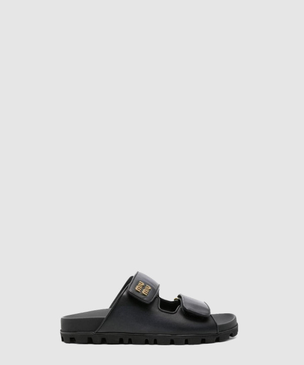 미우미우 레더 샌들