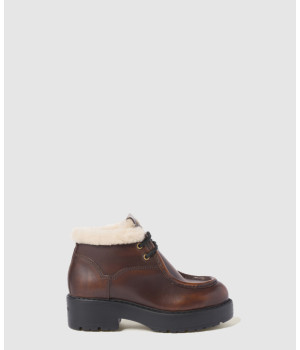 미우미우 퓌메 레더 부티 시에나 5T965D