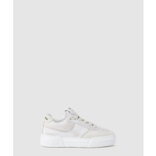 미우미우 블리치드 레더 스니커즈 5E150E