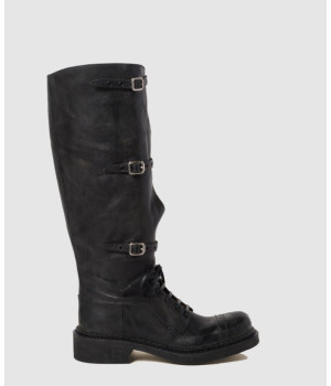 미우미우 바이커 레더 부츠 5W315E