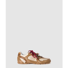 미우미우 X 뉴발란스 530 SL 테코 송아지 가죽 스니커즈 5E165E