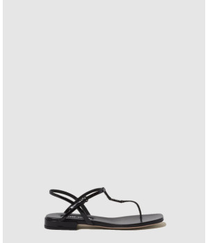 미우미우 T 스트랩 플랫 샌들 5Y895D