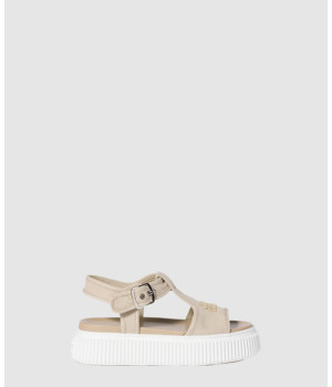 미우미우 데님 플랫폼 샌들 5X402E