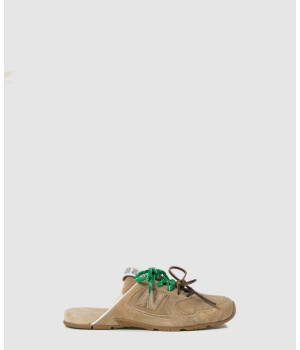 미우미우 X 뉴발란스 530 스웨이드 뮬 슬리퍼 5E333E