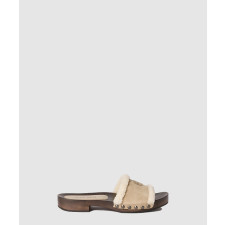 미우미우 스웨이드 클로그 샌들 5Z505E