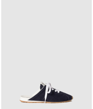 미우미우 플룸 스웨이드 뮬 5E467E