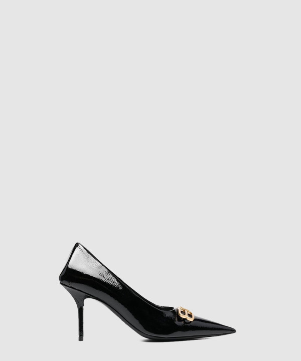 발렌시아가 BB로고 스퀘어 나이프 펌프스 694712