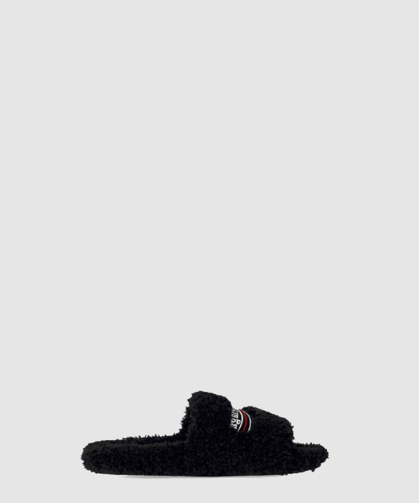 발렌시아가 퍼리 슬라이드 샌들 654261