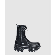 발렌시아가 불도저 레이스업 부츠 672502