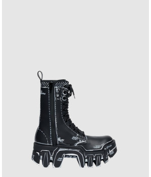 발렌시아가 불도저 레이스업 부츠 672502