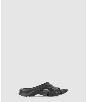 발렌시아가 러버 몰드 슬라이드 샌들 653874