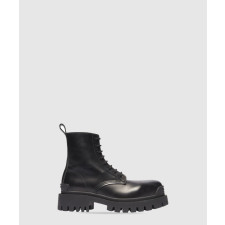 발렌시아가 스트라이크 레이스업 부츠 590974