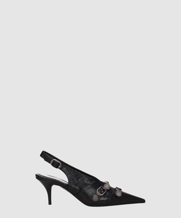 발렌시아가 카골 슬링백 펌프스 714251