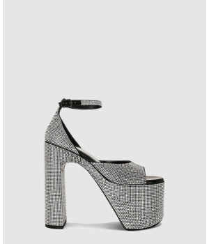 발렌시아가 캠든 라인스톤 샌들 742409