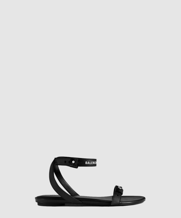 발렌시아가 애프터아워 앵클 스트랩 플랫 샌들 694476