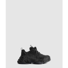 발렌시아가 트리플 S 라인스톤 스니커즈 524039