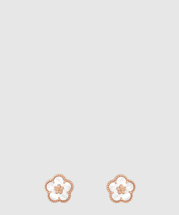 ​18K 하이엔드 미러급 반클리프 럭키 스프링 귀걸이 7RU00