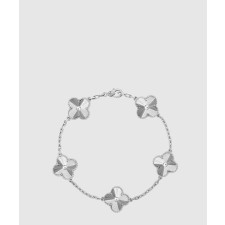 18K 하이엔드 미러급 반클리프 빈티지 알함브라 기요세 브레이슬릿 5모티브 9XE00