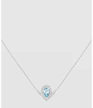 ​18K 하이엔드 미러급 쇼메 조세핀 아그레뜨 펜던트 아쿠아마린 085144