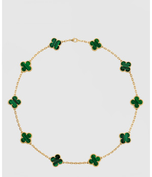 ​18K 하이엔드 미러급 반클리프 빈티지 알함브라 네크리스 10모티브 3QJ00