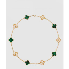 ​18K 하이엔드 미러급 반클리프 빈티지 알함브라 네크리스 10모티브 9J400