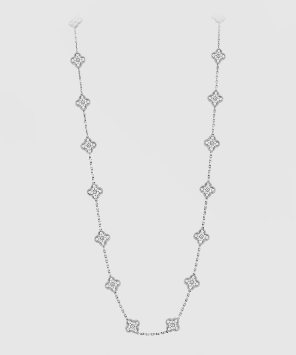 ​18K 하이엔드 미러급 반클리프 빈티지 알함브라 롱 네크리스 20모티브 43300