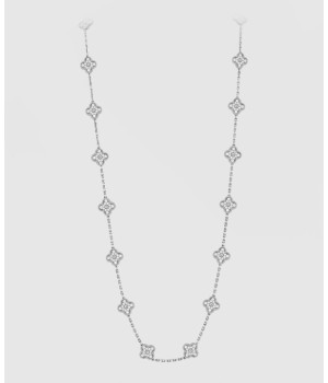 ​18K 하이엔드 미러급 반클리프 빈티지 알함브라 롱 네크리스 20모티브 43300