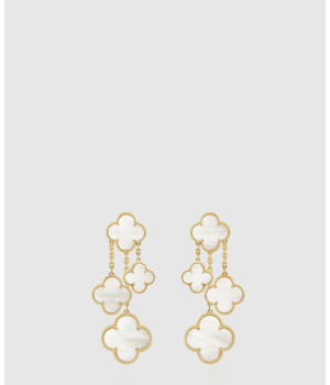 ​18K 하이엔드 미러급 반클리프 매직 알함브라 귀걸이 4모티브 78900