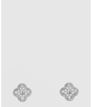 ​18K 하이엔드 미러급 반클리프 스위트 알함브라 귀걸이 85500