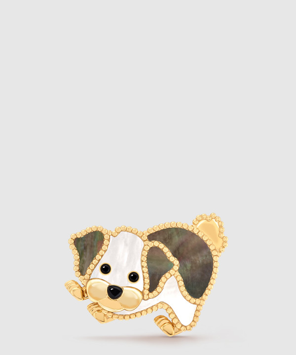 ​18K 하이엔드 미러급 반클리프 럭키 애니멀 비숑 프리제 클립 9RV00