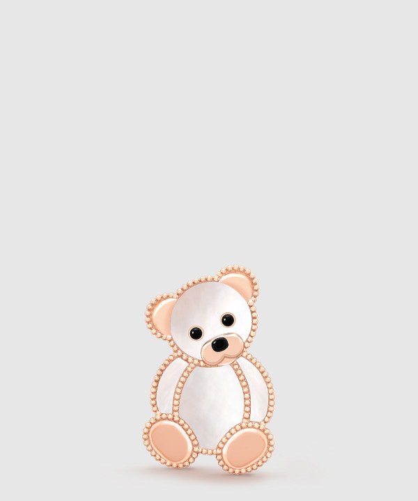 ​18K 하이엔드 미러급 반클리프 럭키 애니멀 테디 베어 클립 9RZ00